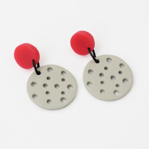 Coral Jocelyn Earring