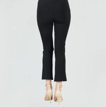 Load image into Gallery viewer, Center Seam Front Slit Ankle Pant - Black