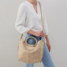 Load image into Gallery viewer, Gold Leaf SHEILA EMBROIDERED TOTE