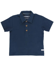 Load image into Gallery viewer, Dark Navy Short Sleeve Polo