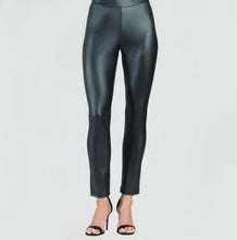 Load image into Gallery viewer, Classic Black Liquid Leather Leggings