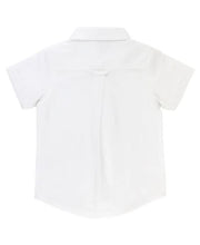 Load image into Gallery viewer, White Short Sleeve Button Down Shirt