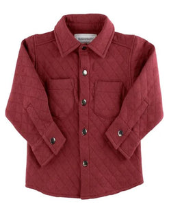 Rosewood Long Sleeve Quilted Button Down