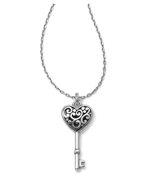 JM0630 Contempo Heart Key Necklace