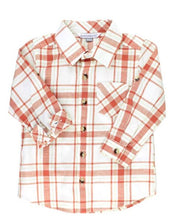 Load image into Gallery viewer, Burnt Sienna Plaid Button Down Shirt