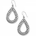 JA5860 Pebble Open Teardrop Reversible Earrings