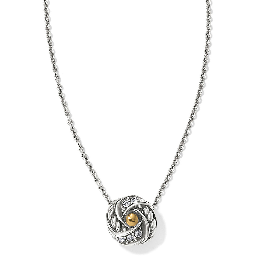JL8733 Neptune's Rings Petite Knot Necklace