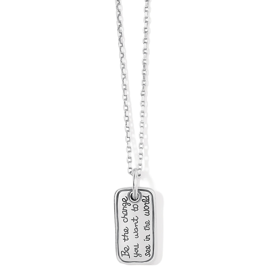 JM6450 Sentiments Change Convertible Reversible Necklace