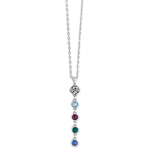 JM6743 Elora Gems Dots Y Necklace